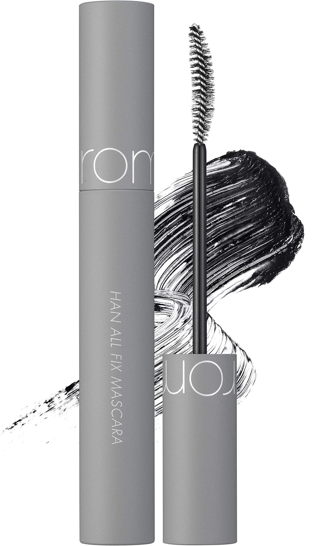 rom&nd HAN ALL FIX MASCARA long black wand shows curl-hold for all-day lashes.