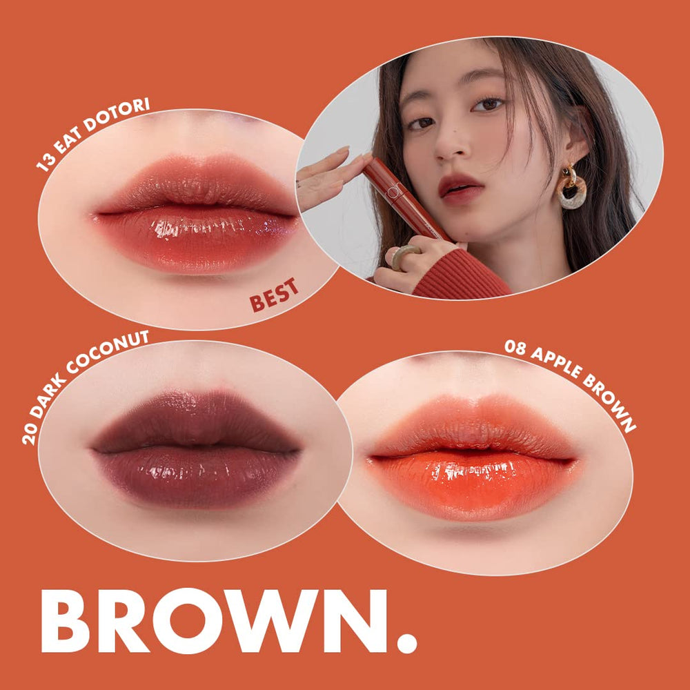 rom&nd Juicy Lasting Tint 16 Corni Soda tingle-free feel during wear.