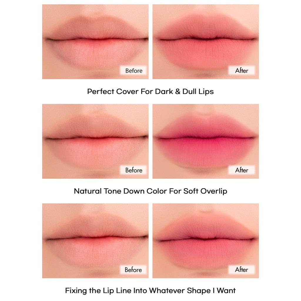 romnd Lip Mate Pencil fig-breeze-04 demonstrates shade application and day-to-night versatility.