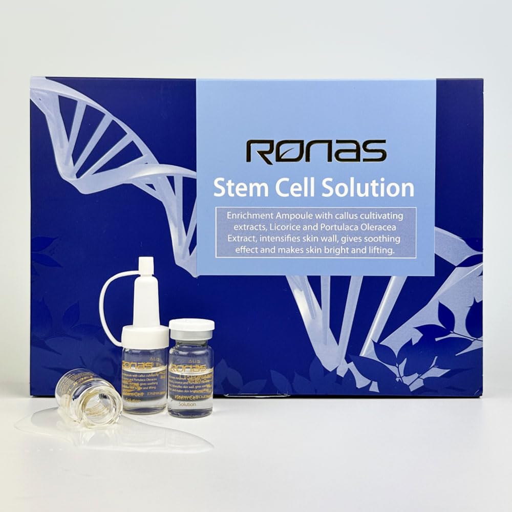 Ronas travel case with ampoules ready for on-the-go skincare.