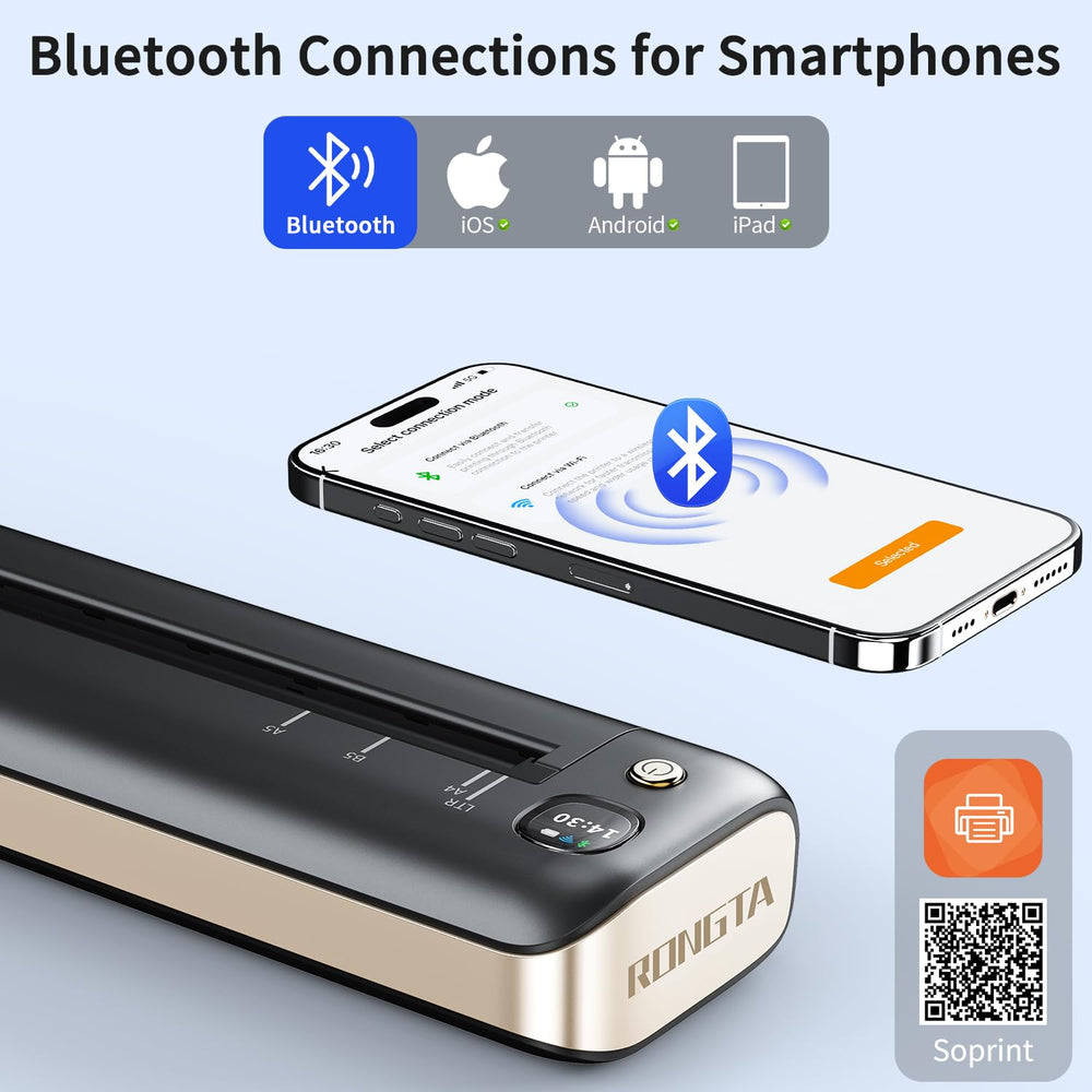 Rongta Tattoo Stencil Printer wireless connectivity enables quick on site printing without cables