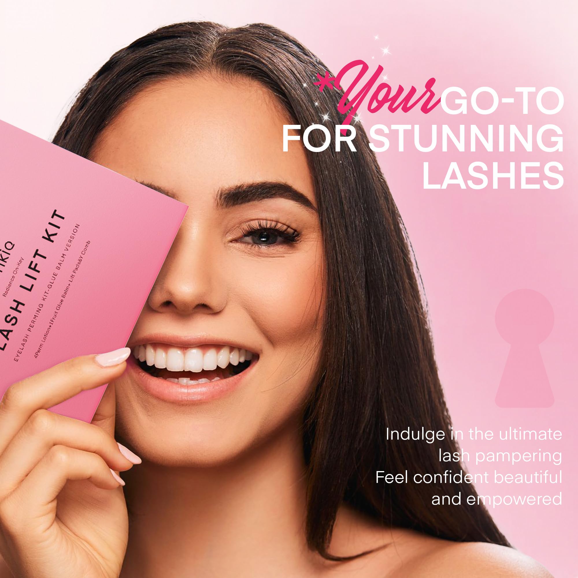 RONKIE accurate at-home lash lift guide and contents overview