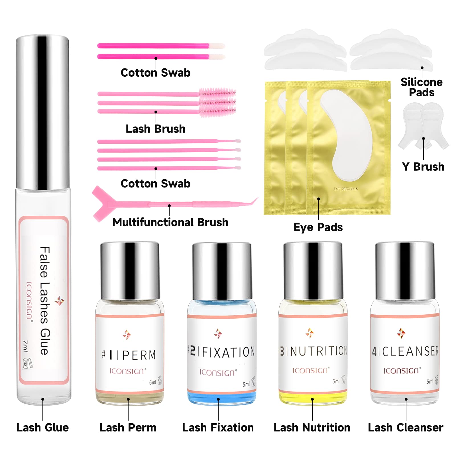 RONKIE Lash Lift Kit application step demonstrates simple precise use for dramatic curl