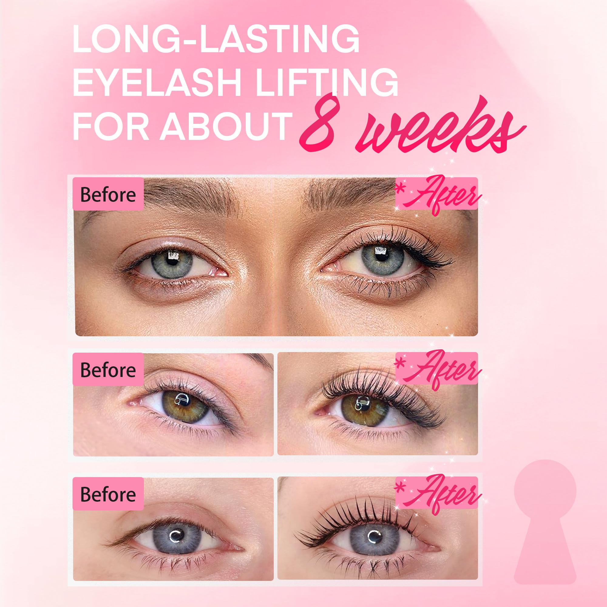 RONKIE lash lift tools close-up for precise, easy application