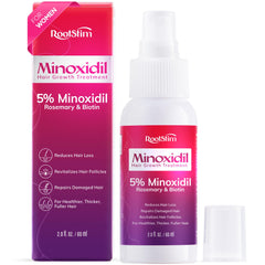 RootStim 5 Percent Minoxidil spray women precise thinning-area application and daily use