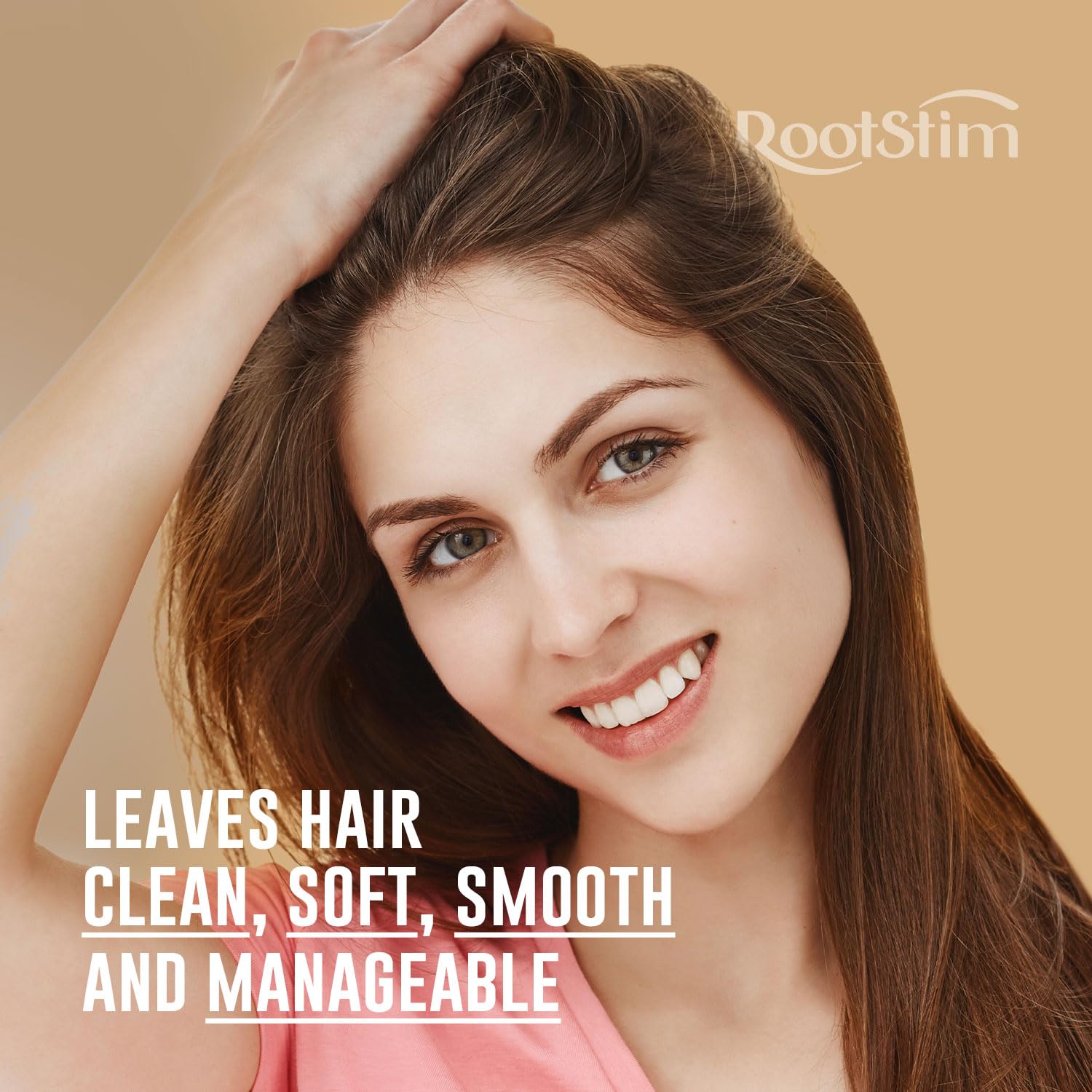 RootStim sulfate-free gentle cleanser cleans without stripping natural oils.