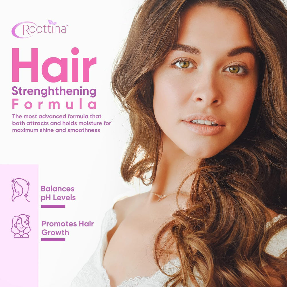 Roottina DHT blocker shampoo with biotin and tea tree image for scalp refresh and balance.
