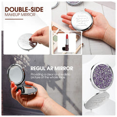 Roowest purple metal shell with diamonds for durable style