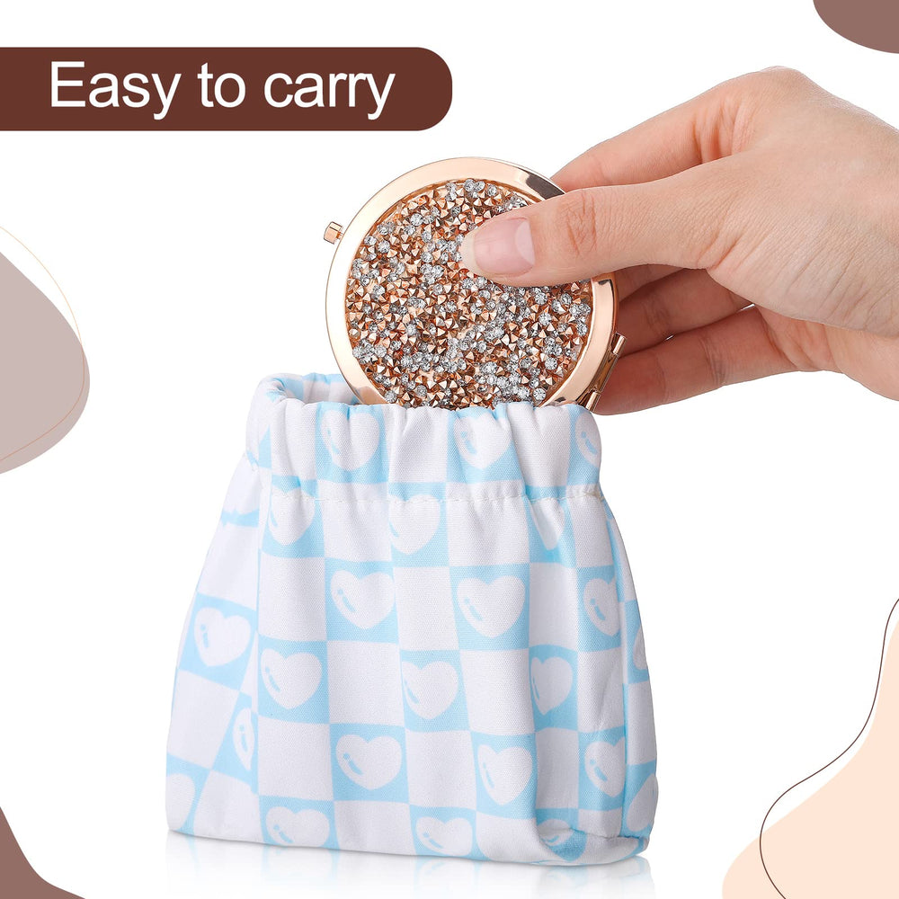 Roowest rose gold 16-piece set keeps mirrors ready to share