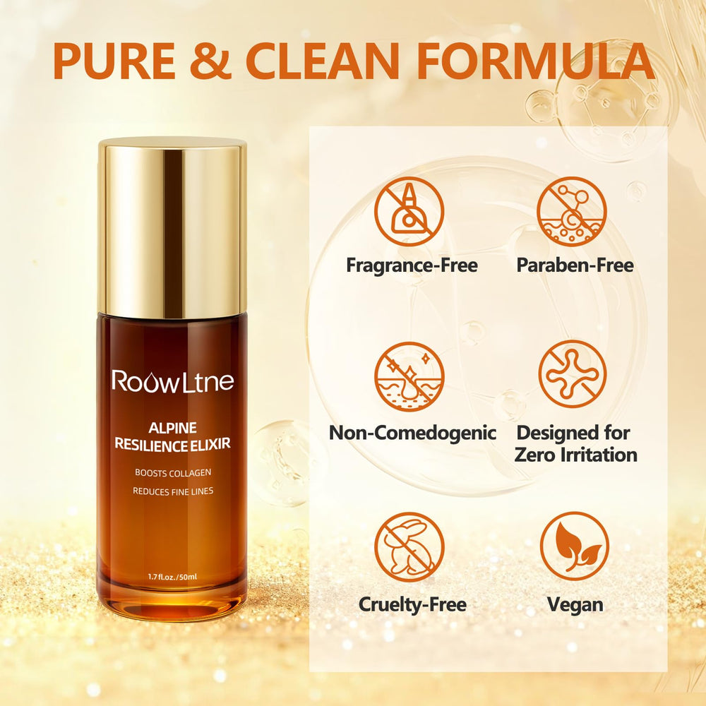 RoowLtne retinol serum vegan cruelty-free label for all-skin-types