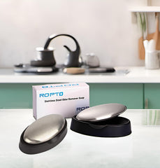 ropto kitchen-gadgets on counter beside soap bar odor remover
