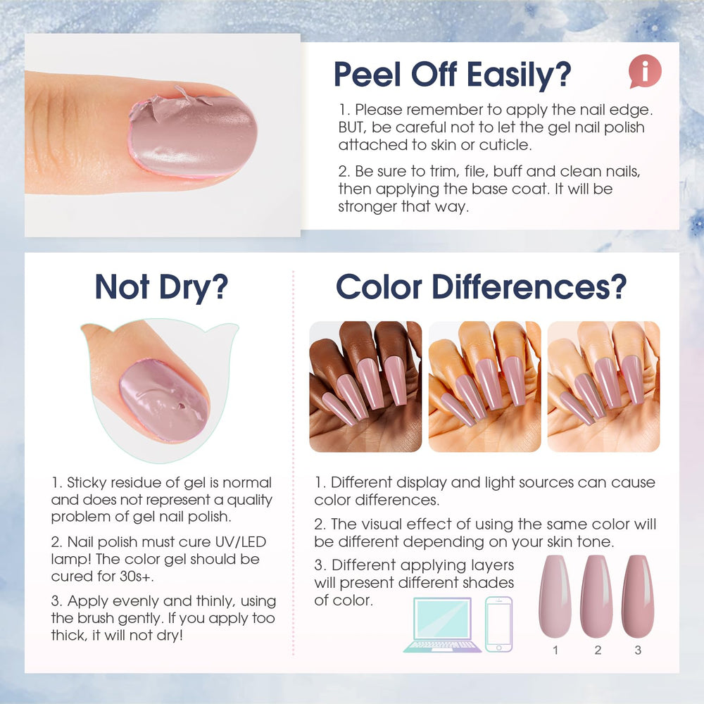 ROSALIND bottle and applicator illustrating quick-dry, long-lasting manicure potential.