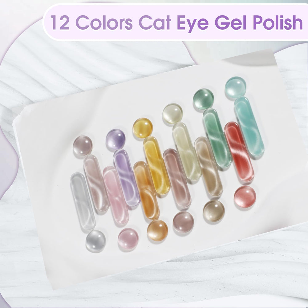 ROSALIND magnet stick included enables easy magnetic shifts for dramatic cat-eye looks.