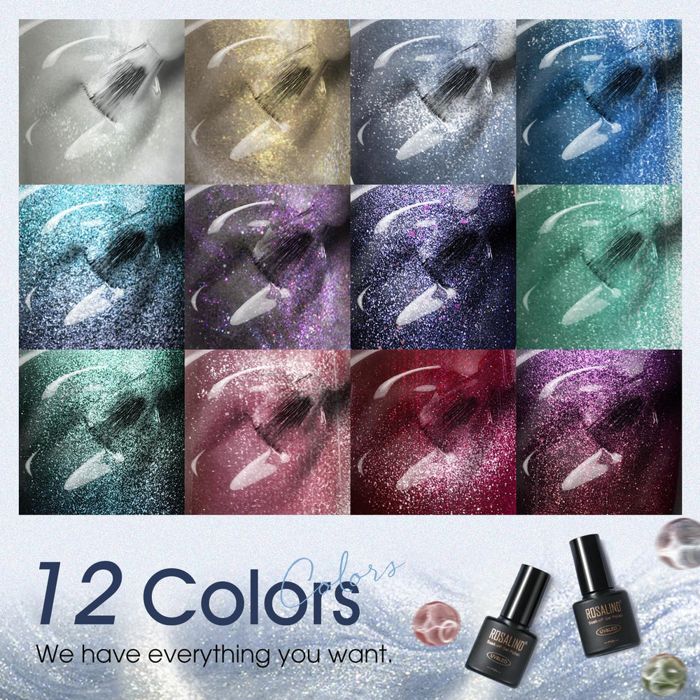 ROSALIND ice-based cat-eye effect creates a delicate translucent base.