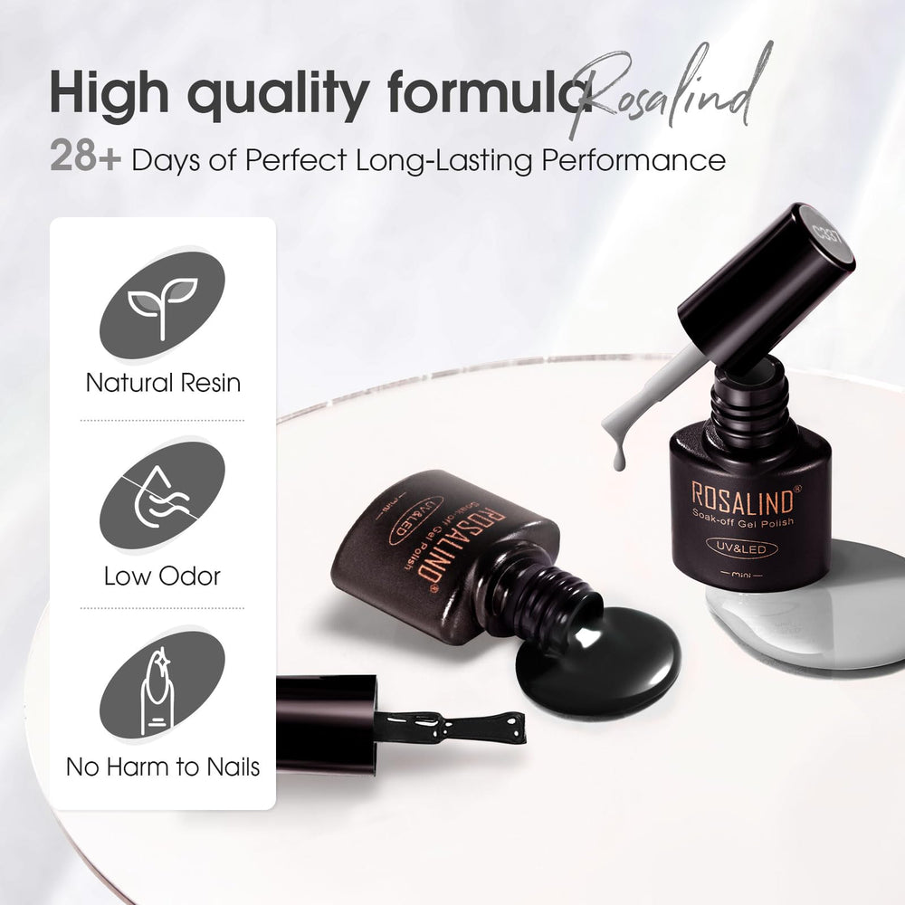 ROSALIND LED curing scene with quick 120-second polish setting.