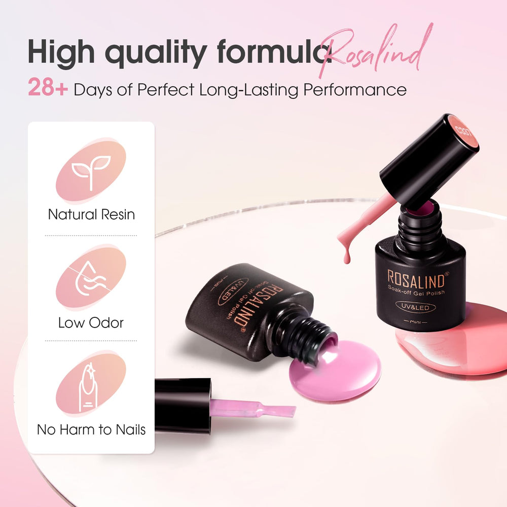 ROSALIND matte top coat bottle creates a velvet-smooth texture