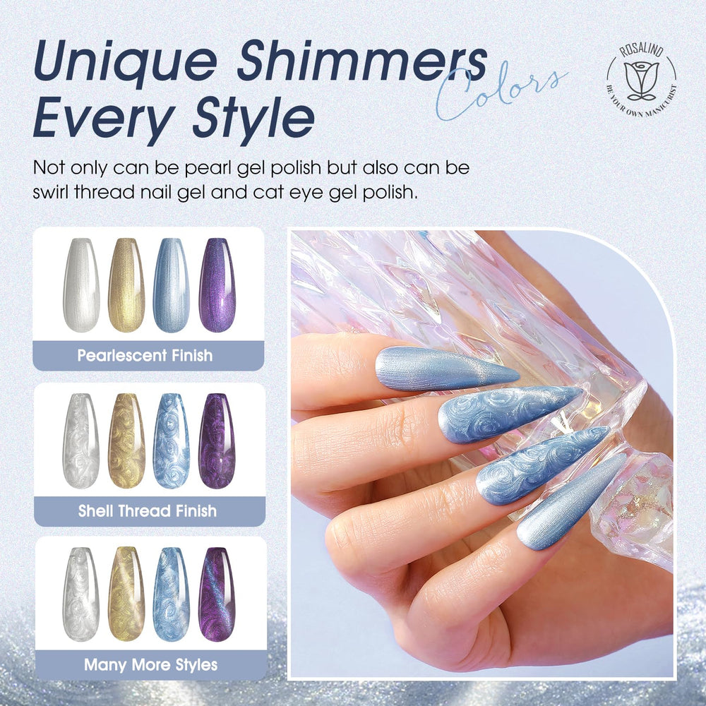 ROSALIND 5ml mini bottles are compact and travel-friendly for on-the-go manicures.