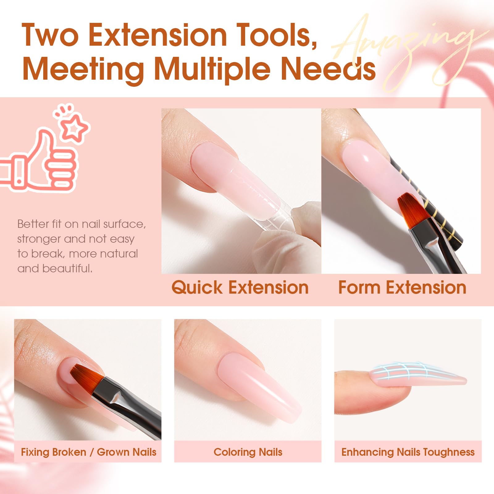 ROSALIND nail forms and clips for precise sculpting