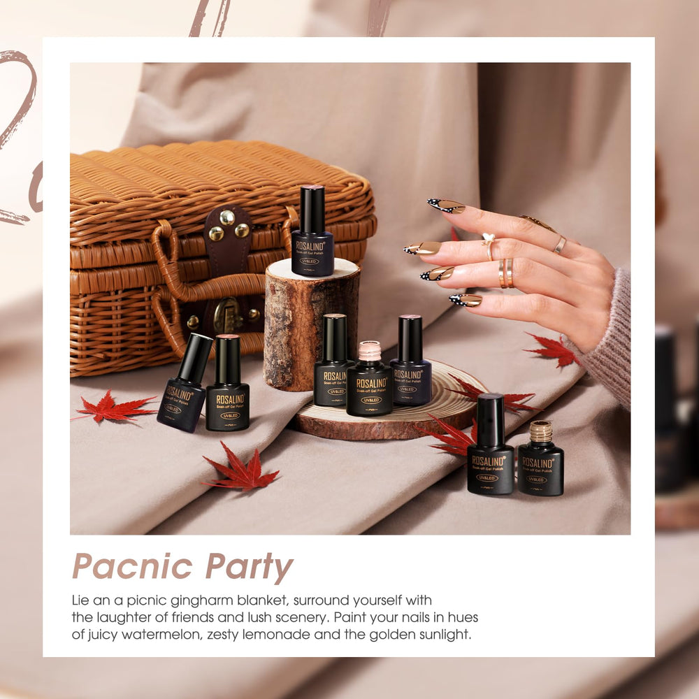 ROSALIND eight shades designed for neutral, everyday nails.