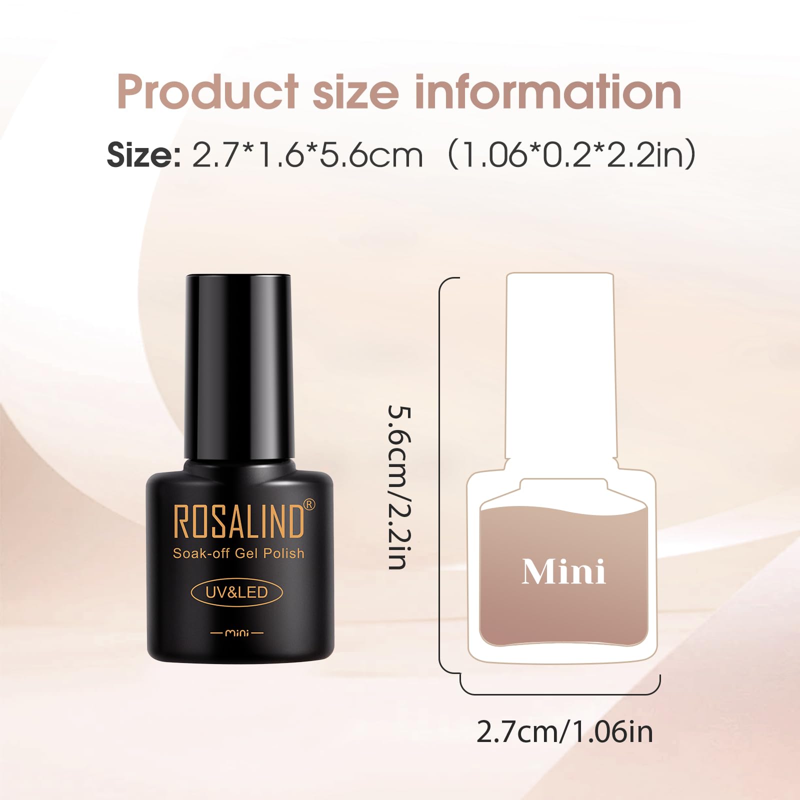 ROSALIND gel polish set supports at-home DIY nail art.