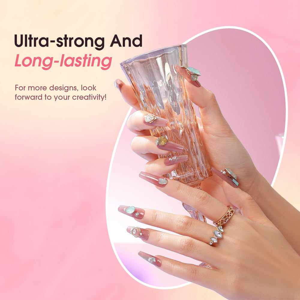Rosalind cuticle oil nourishes skin during gel manicures.