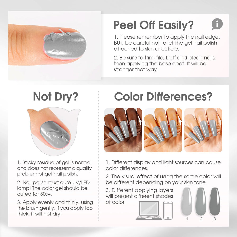ROSALIND step-by-step nail art guide for easy at-home manicure.