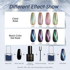 ROSALIND thermochromic color-changing gel reveals new hues with temperature.