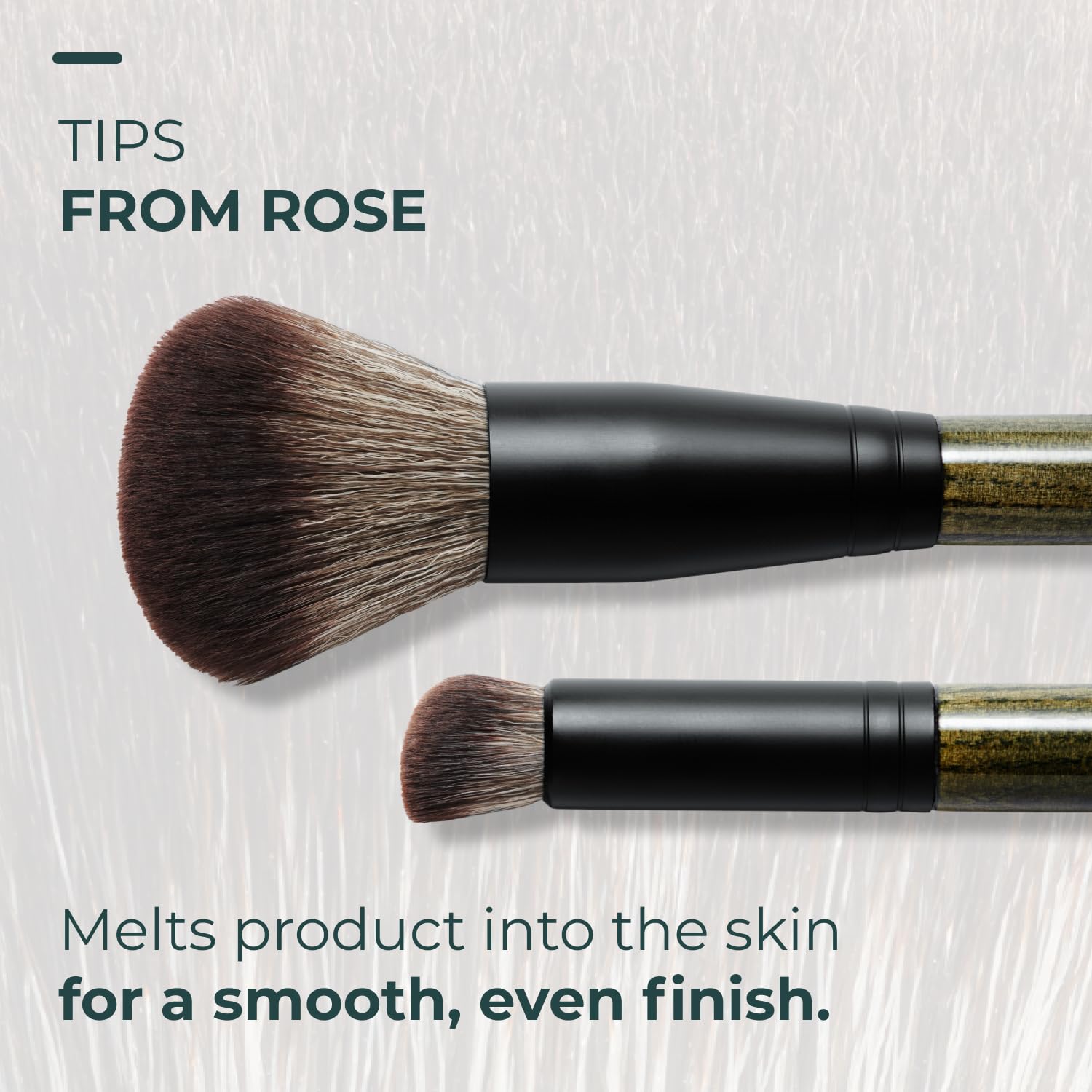 Rose and Ben Beauty D2 Concealer Brush seamless blending for even coverage