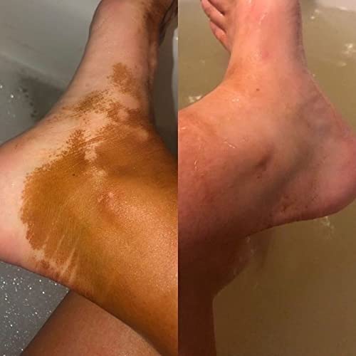 Rose & Caramel Purity Self Tan Removing Bubble Bath bathroom scene for relaxation