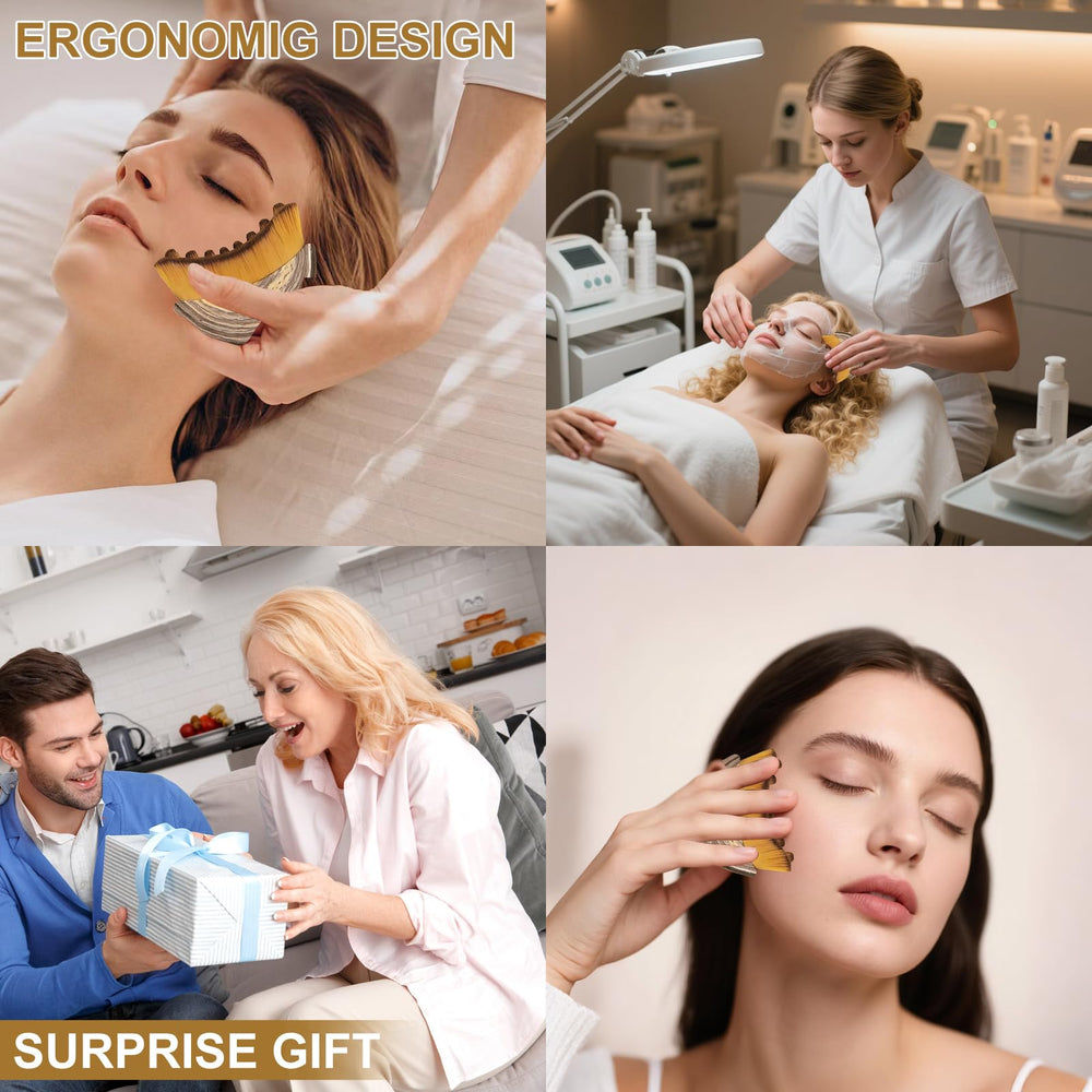 Rose Romee Drainage Tool follows facial curves to boost lymph flow