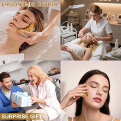 Rose Romee Drainage Tool follows facial curves to boost lymph flow