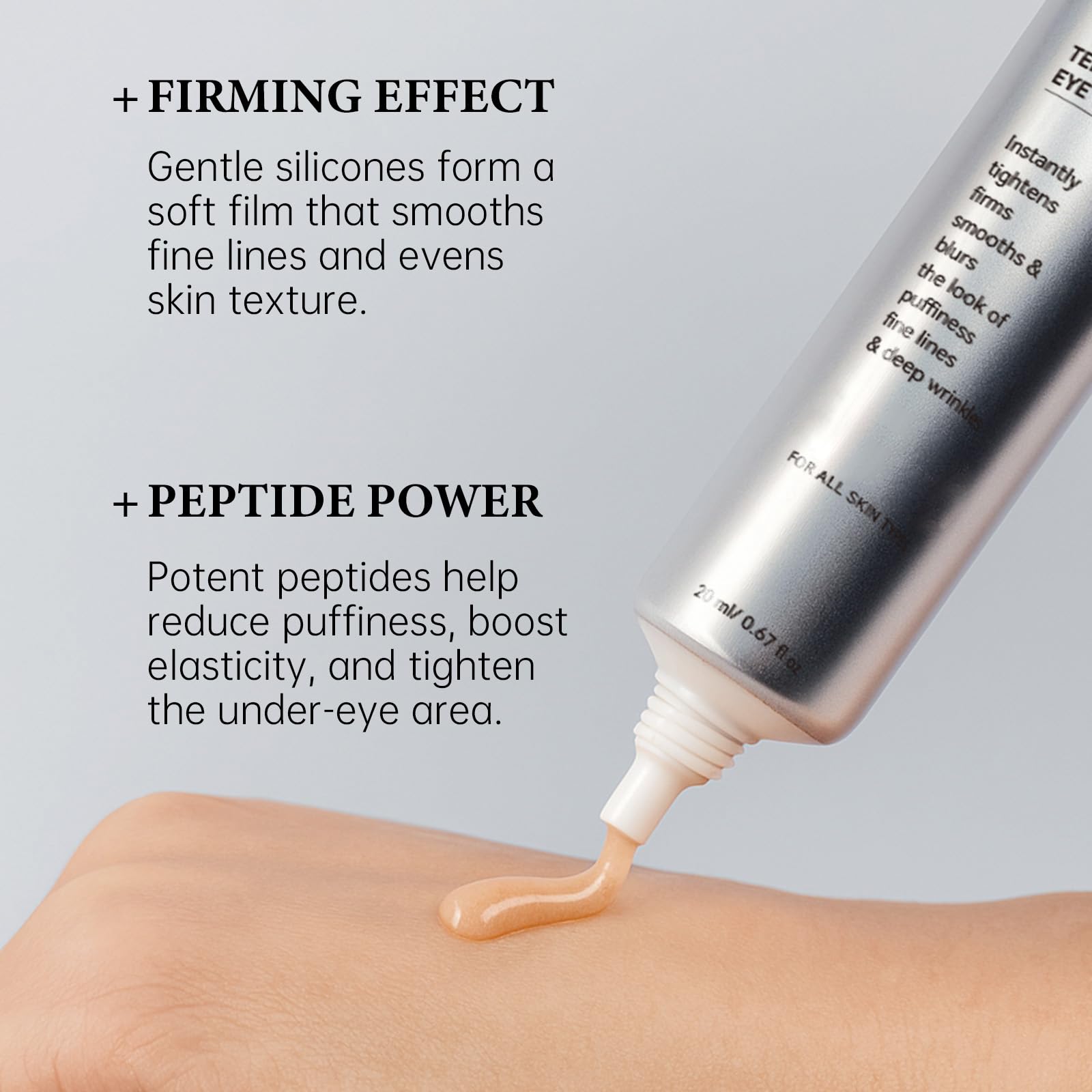 Roseblem Instant Eye Tightener packaging box emphasizes travel-ready design.
