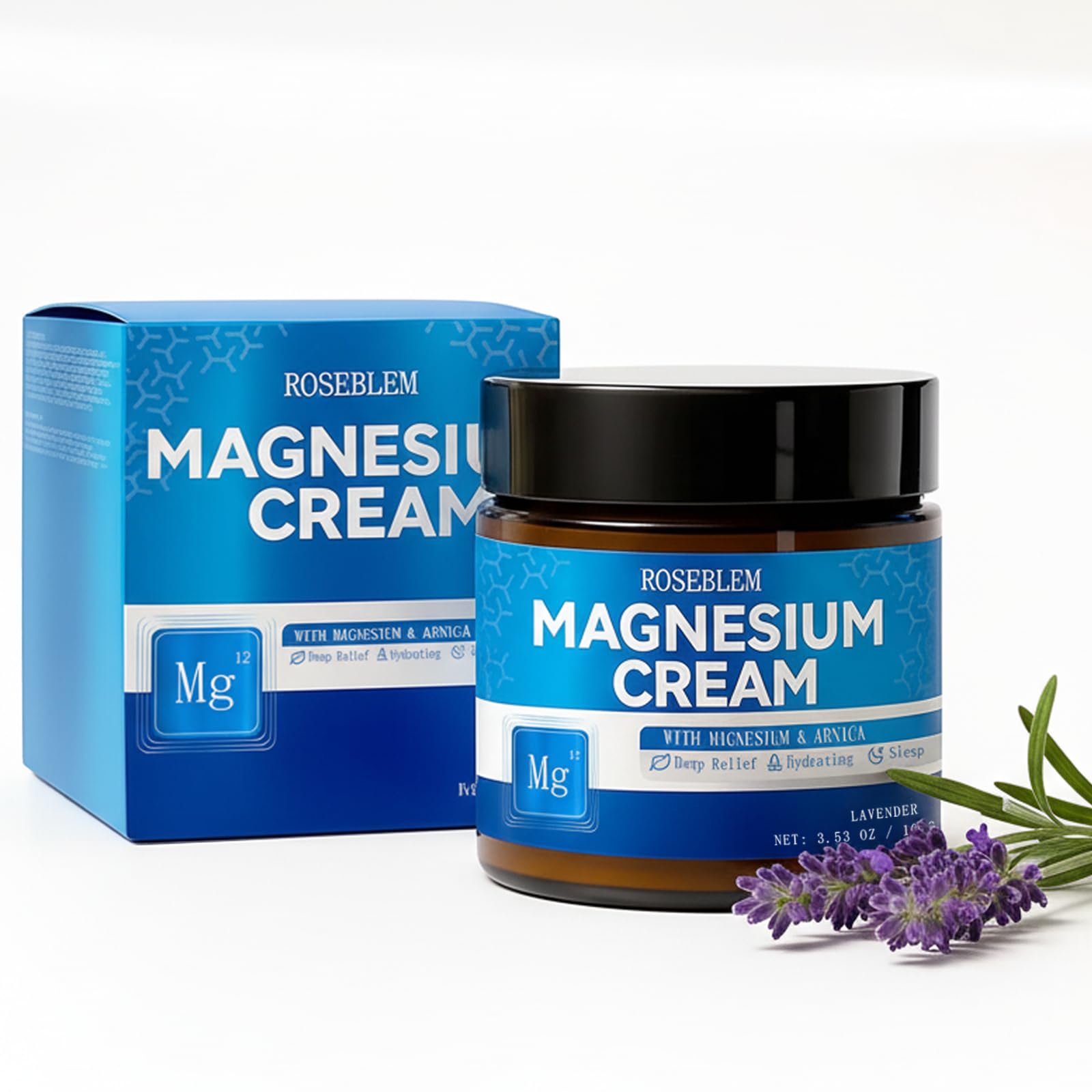 Roseblem lavender-infused cream aroma supports a calming bedtime routine.