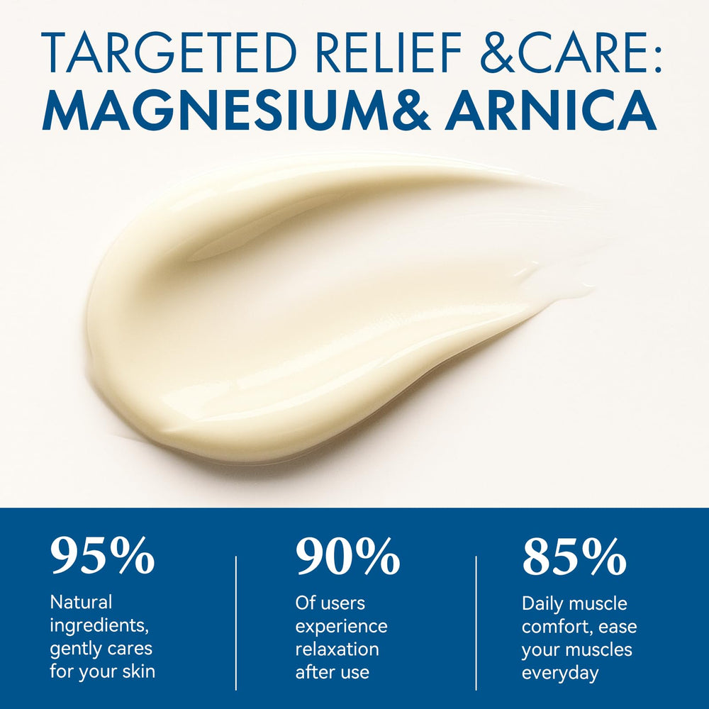 Roseblem magnesium cream with lavender promotes relaxation before sleep.