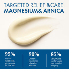 Roseblem magnesium cream with lavender promotes relaxation before sleep.
