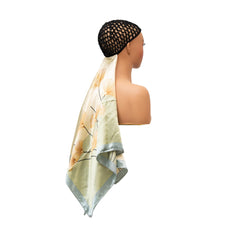 ROSEBONY heatless silk press care cap helps maintain smooth style during wear.