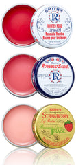 Rosebud Salve packaging highlights three lavish layers lip balm for on-the-go hydration.