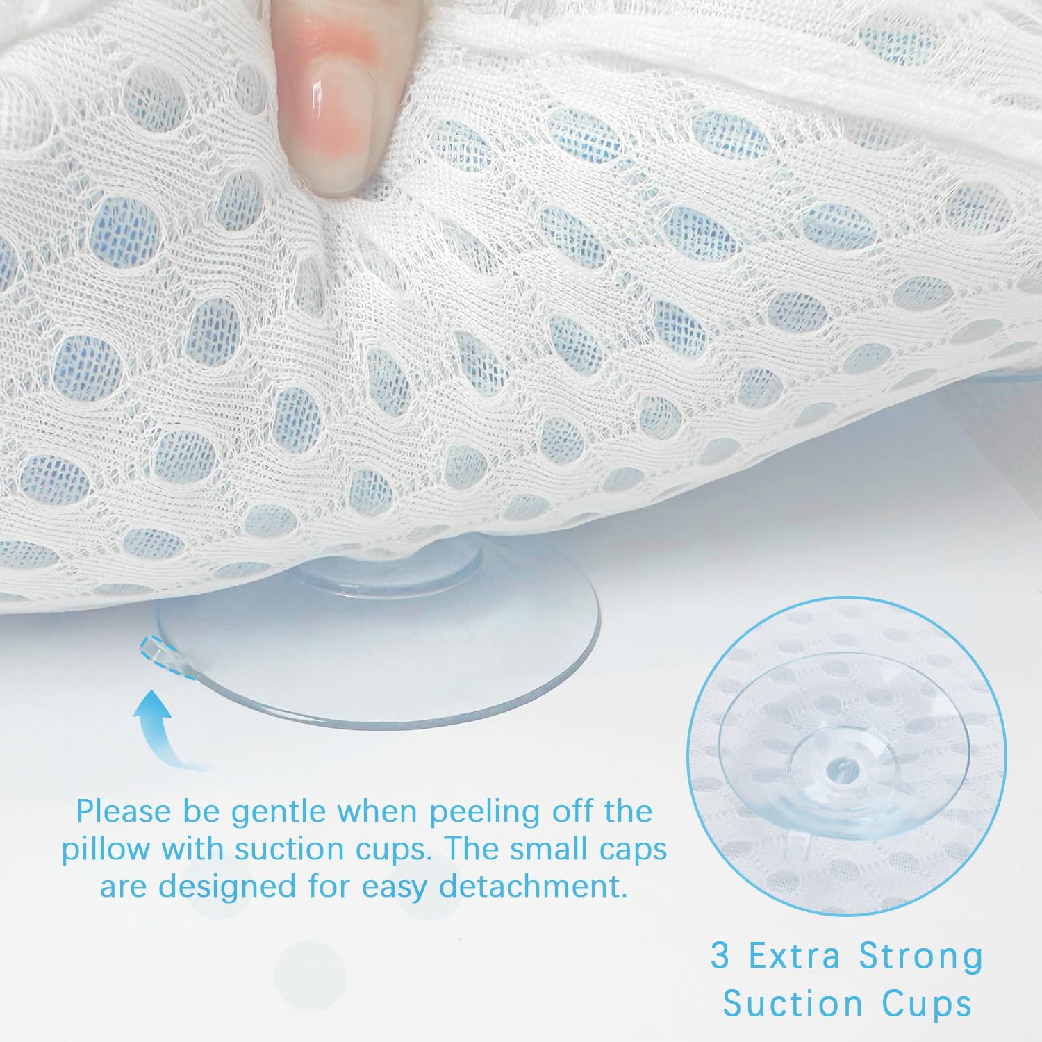 Roslim machine washable pillow comes with mesh bag