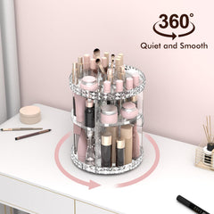 Rosoenvi lipstick rack on top panel keeps lip products easily accessible during routines.
