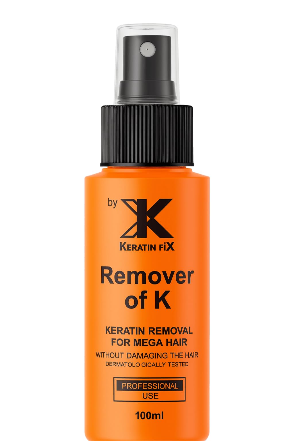 Rosy Fharia Keratin FiX Remover bottle 100ml facilitates precise bond removal in salons