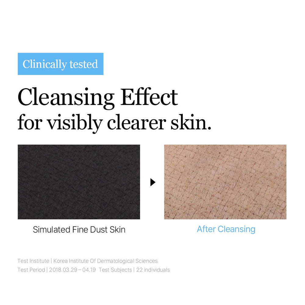 ROUND LAB 1025 Dokdo Cleanser mineral water glow suggests revitalizing hydration.