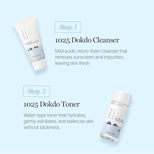 ROUND LAB 1025 Dokdo Cream—20ml jar for long-lasting hydration and barrier support