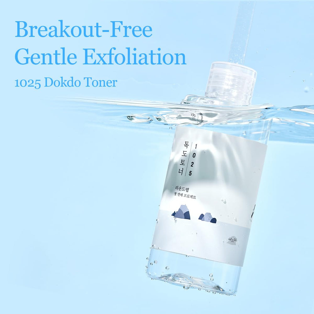 ROUND LAB 1025 Dokdo Toner uses deep sea water for mineral-rich hydration