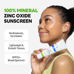 Round Lab Birch Juice Mild-up SPF50 label close-up emphasizing mineral sunscreen