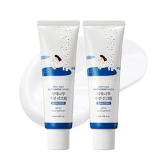 ROUND LAB Birch Juice Moisturizing UV LOCK SPF 45 bottle front shows hydrating sunscreen with no white cast.