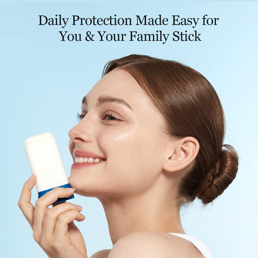 ROUND LAB Birch Juice Sun Stick packaging shows travel-friendly compact design