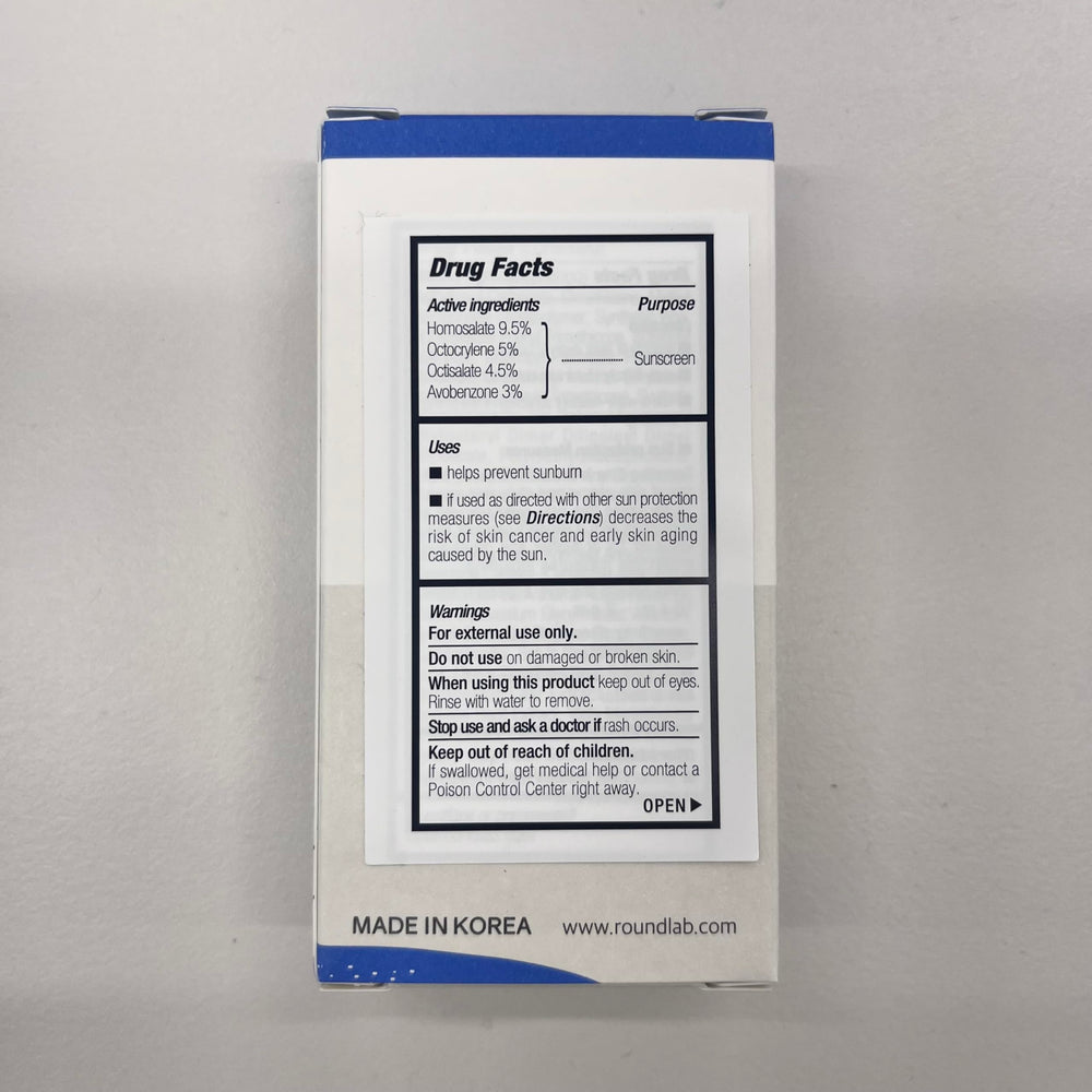 ROUND LAB Birch Juice Sun Stick travel-friendly size fits in a pocket