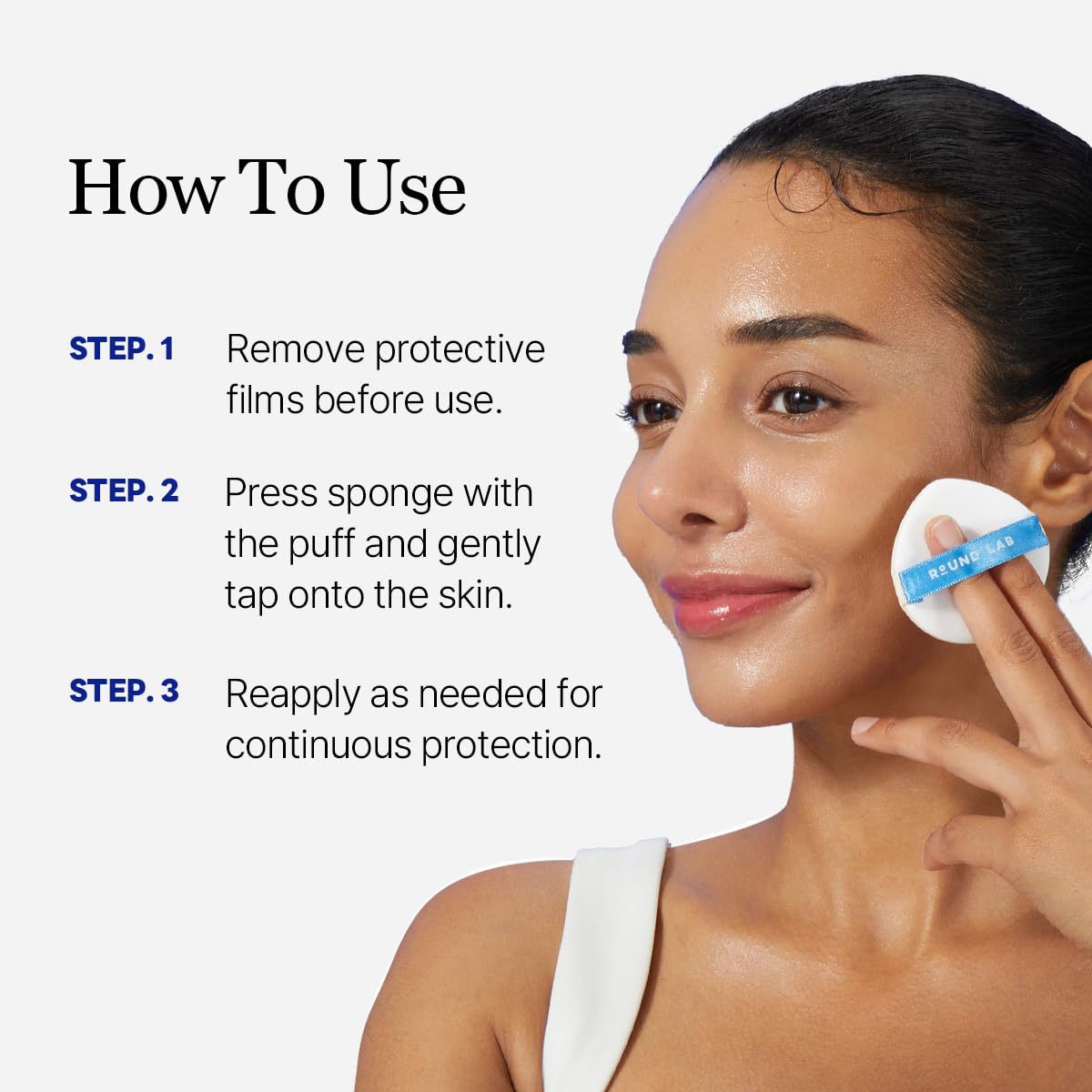 Round Lab Birch Juice UV Lock Sun Cushion ideal for on-the-go touch-ups.