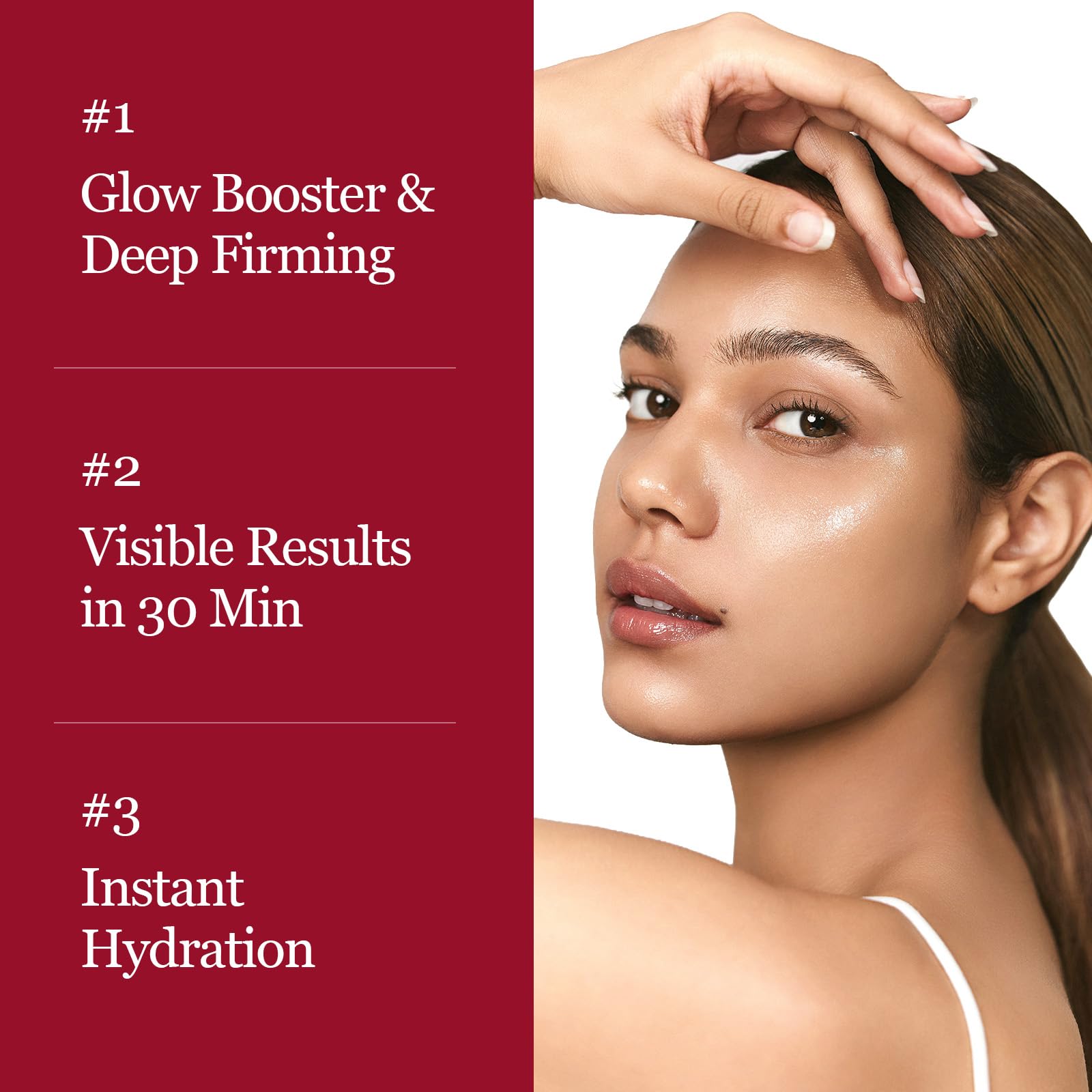 ROUND LAB Camellia Collagen Mask hydrogel texture close-up highlighting refreshing moisture