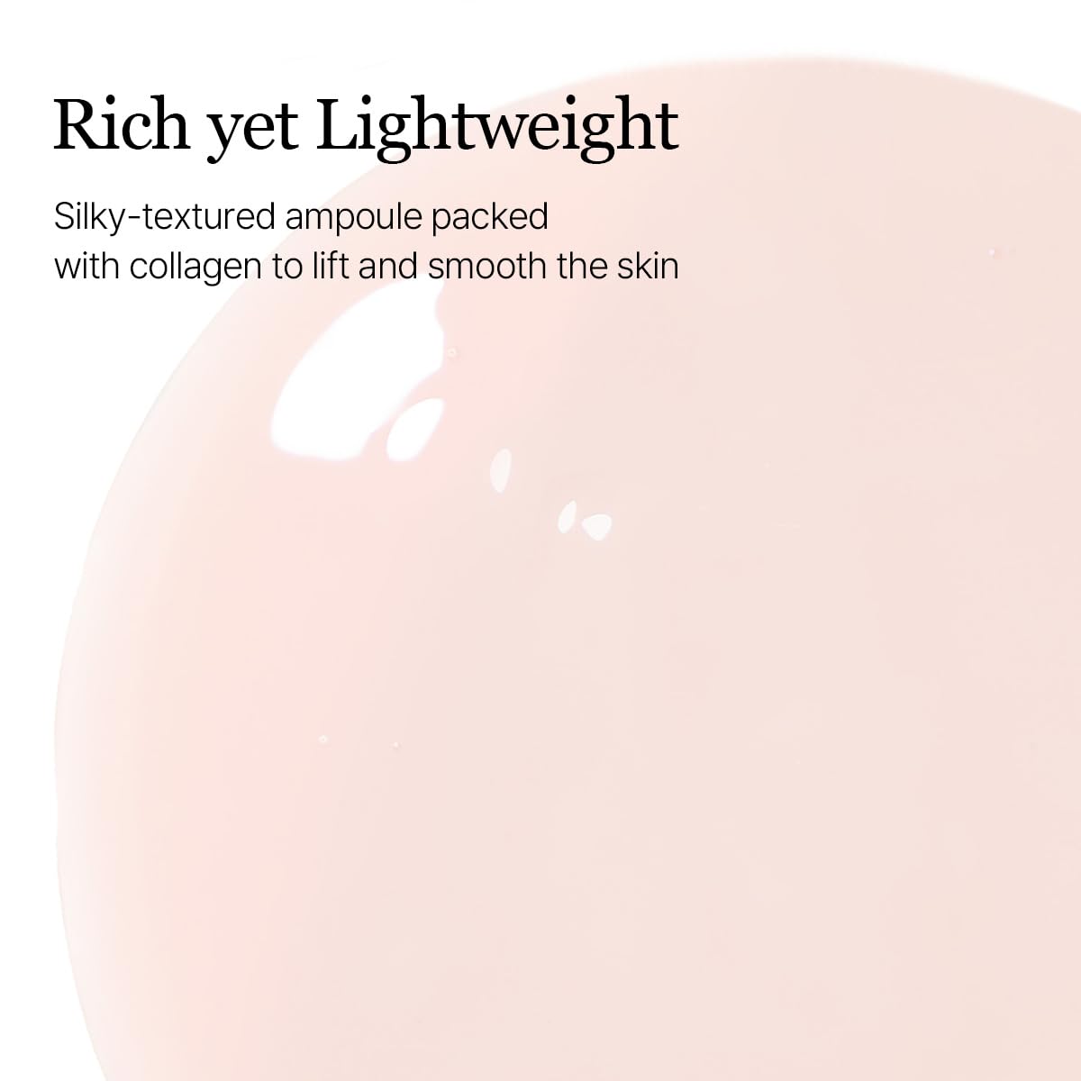ROUND LAB Camellia ampoule glow suggests improved skin density and elasticity.